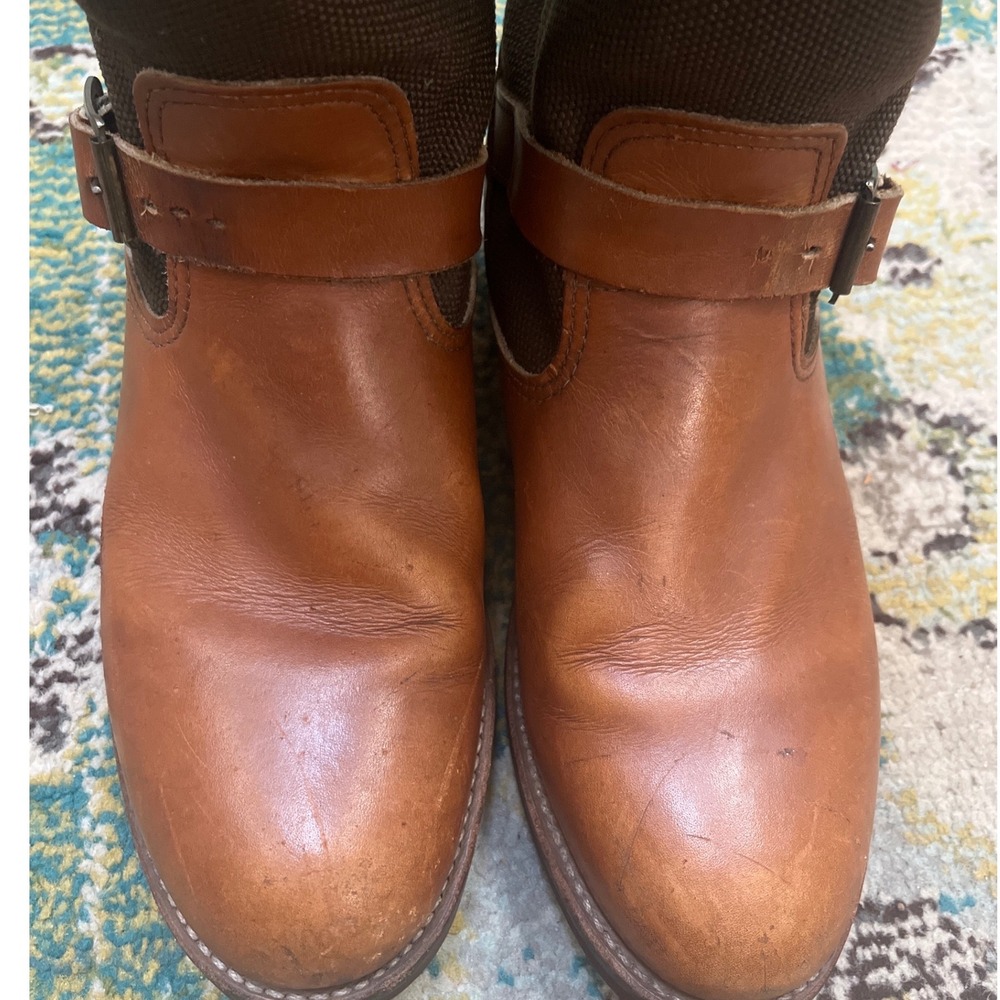 Vtg Chippewa "Descaro" 17" Vipercloth Snake Boots (23913) Men's 9.5 D Usa 1993 - Picture 9 of 10